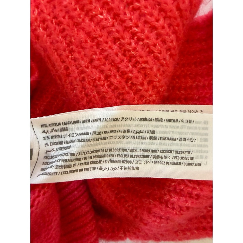 Abercrombie & Fitch Womens  Ribbed‎ Knit Hooded Sweater Cropped Size XS Preppy - Picture 9 of 10